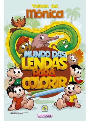 Turma da Mônica - Mundo das Lendas para Colorir