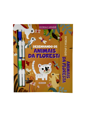 Escreva e Apague: Desenhando os Animais da Floresta
