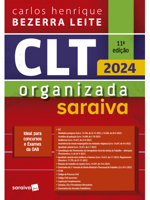 Clt Organizada Saraiva - 11ª Edição 2024