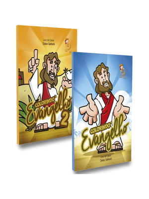 Livro de Colorir - Kit 2 Livros - Colorindo o Evangelho