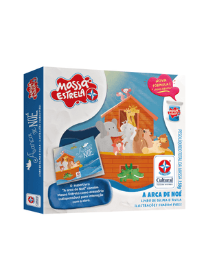 A Arca de Noé - Massa Estrela - Superlivro Interativo com Massinha, Faquinha e Arca Montável