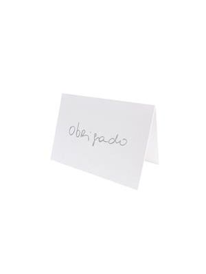 Cartão Mini Fabriano Obrigado - Branco