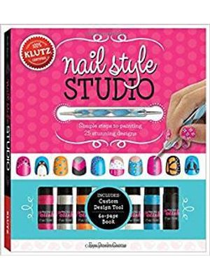 Nail Style Studio - Simple Steps To Painting 25 Stunning Designs [With 6 Bottles of Nail Polish, Cus