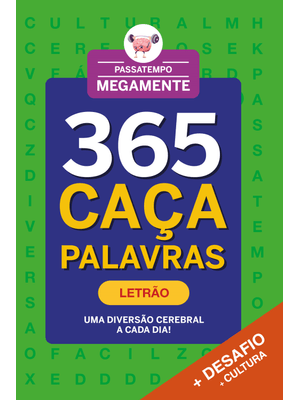 Passatempo Megamente 365 Caça-Palavras - Letrão