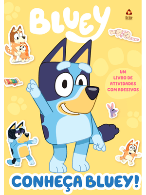 Bluey Livro de Atividades com Adesivos - Conheça Bluey!