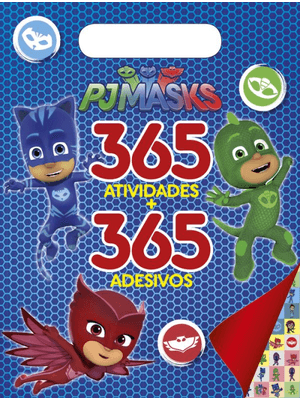 Pj Masks Prancheta 365 Atividades + 365 Adesivos