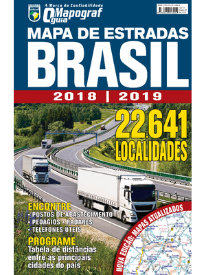 Mapa de Estradas Brasil Mapograf Espiral