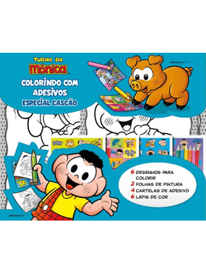Turma da Mônica Colorindo com Adesivos Especial – Cascão