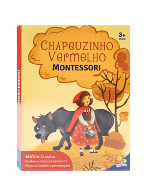 Montessori Clássicos (Livro-Jogo): Chapeuzinho Vermelho