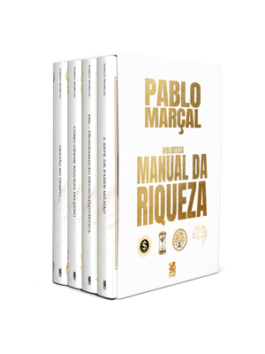Coleção Manual da Riqueza - Pablo Marçal - Box 4 Livros