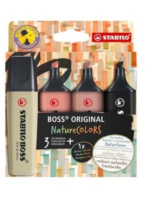Marca Texto Stabilo Kit 2 Nature Colors Point88+Boss - 5.8184
