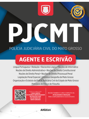 Pcmt - Agente e Escrivão da Polícia Judiciária Civil do Mato Grosso