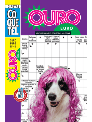 Livro Coquetel Ouro Euro Ed 41