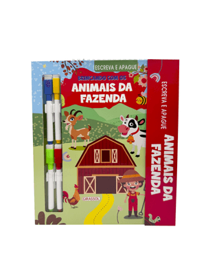 Escreva e Apague: Brincando com os Animais da Fazenda