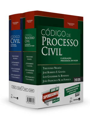 Combo Código Civil e Processo Civil - Legislação Processual em Vigor
