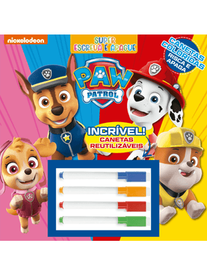 Patrulha Canina Super Escreva e Apague