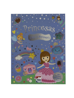 Meu Livro de Adesivos Brilhantes: Princesas