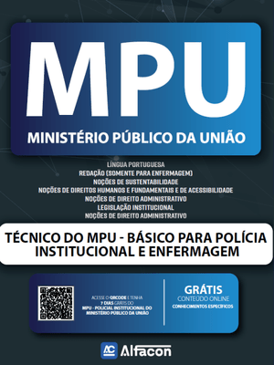 Mpu - Ministério Público da União - Básico para Polícia Institucional e Enfermagem