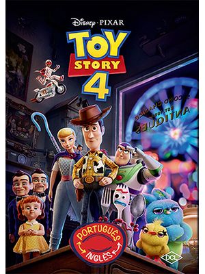 Disney - Bilíngue - Toy Story 4 - (Capa Almofadada)