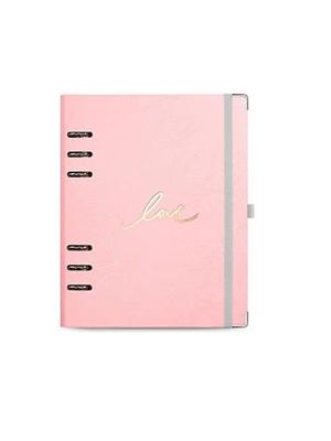 Planner Pink Stone Argolado A5 - Geométrico