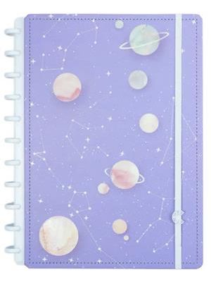 Caderno Ci Purple Galaxy by Gocase - Médio