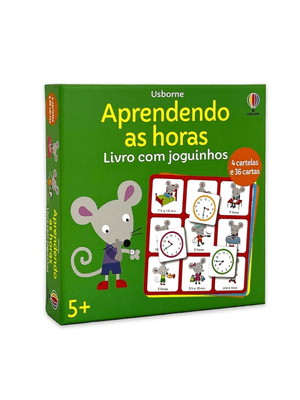 Aprendendo as Horas: Livro com Joguinhos