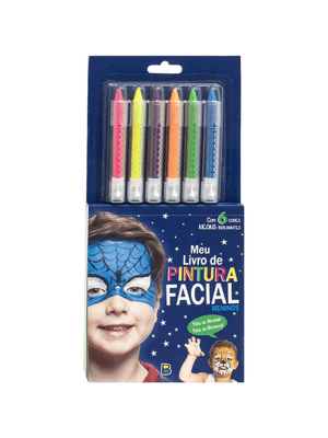 Meu Livro de Pintura Facial: Meninos