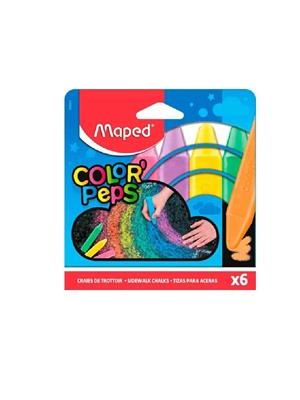 Giz de Chão Colorpeps 6 Cores