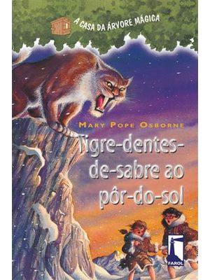 Tigre-Dentes-De-Sabre Ao Por-Do-Sol