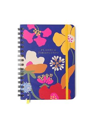 Planner Permanente Wire-O Ateliê Financeiro A5 Rosa