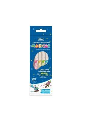 Caneta Hidrográfica Magica 6 Cores Blister
