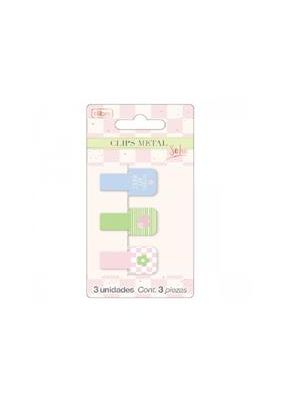 Clips Metal Soho Blister C/3