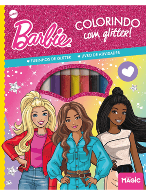Barbie - Colorindo com Glitter