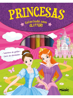 Princesas - Colorindo com Glitter