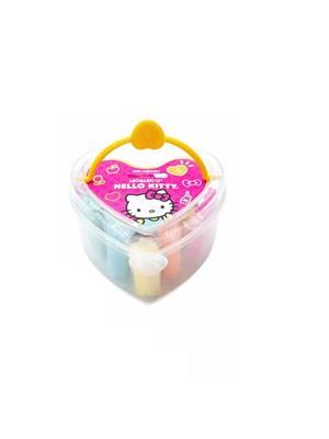 Massinha de Modelar Coração Hello Kitty 7 Cores + 5 Moldes 175G - 72565