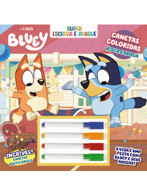 Bluey Super Escreva e Apague