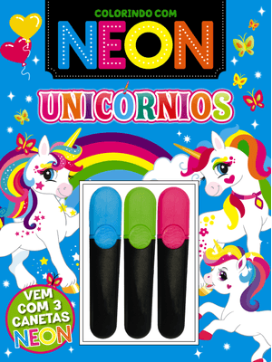 Colorindo com Neon - Unicórnios