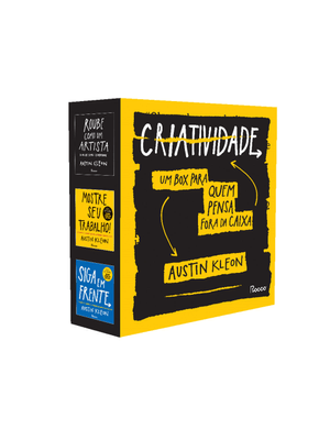 Box Criatividade: de Austin Kleon (Roube Como Um Artista, Mostre Seu Trabalho!, Siga em Frente)