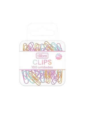 Clips Pastel 28Mm Blister C/100