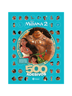 500 Adesivos Moana 2