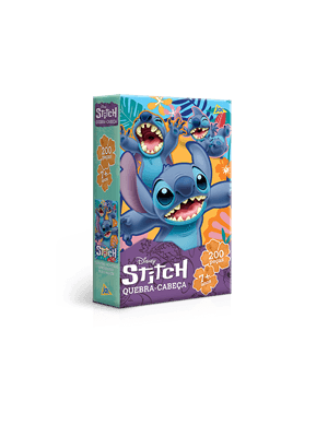 Quebra-Cabeça 200 Peças - Stitch