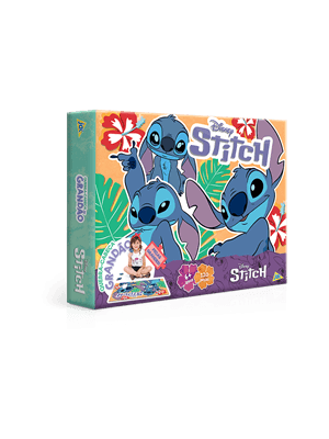Quebra-Cabeça Grandão 120 Peças Stitch