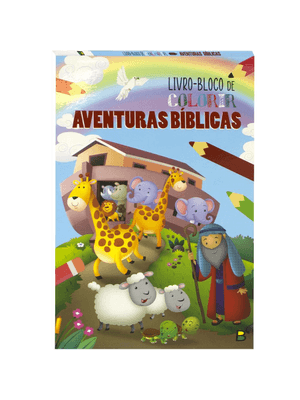 Livro-Bloco de Colorir: Aventuras Bíblicas