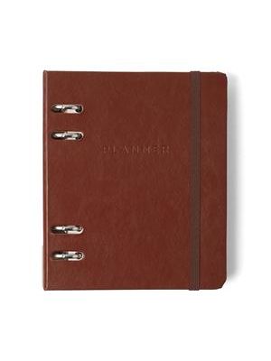 Agenda Planner Argolado 2025 Clássica Semanal A6 Café