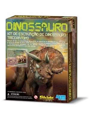 Kit de Escavação de Esqueleto - Triceratopo