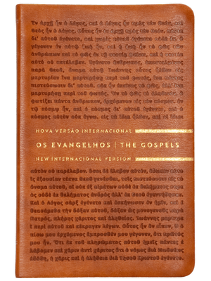 Os Evangelhos, Edição Bilíngue, Português/Inglês, Nvi/Niv, com Palavras de Jesus em Azul, Capa Flexí