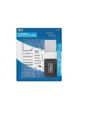 Kit Carimbo Transparente para Planner