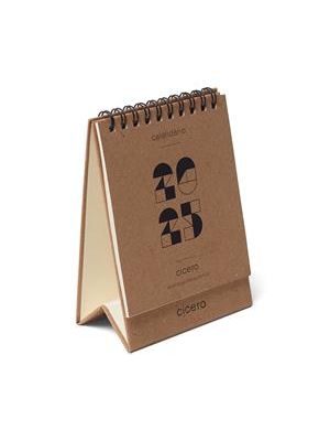 Calendario de Mesa 9,5X13 Ciceros 2025 Kraft