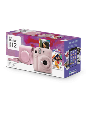 Kit Câmera Instax Mini 12 Rosa Spray