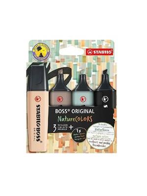 Marca Texto Stabilo Boss 70/4-2-5 Nature Colors C/04 - 5.7410